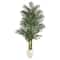 6ft. Golden Cane Artificial Palm Tree in White Planter